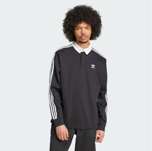 Áo Adidas Polo Adicolor Rugby Black [ IZ4806 ]
