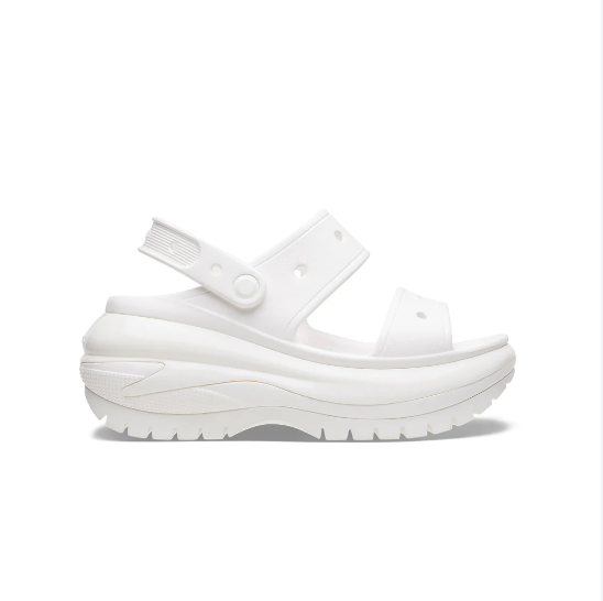 Xăng Đan Unisex Crocs Mega Crush White [ 207989-100 ]