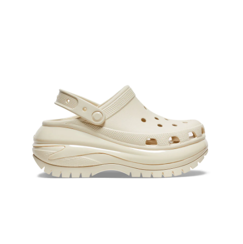 Giày Clog Unisex Crocs Mega Crush Classic Bone [ 207988-2Y2 ]