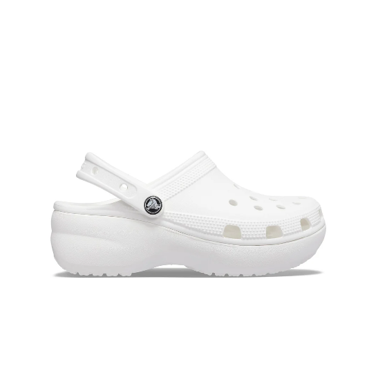 Giày Clog Nữ Crocs Classic Platform White [ 206750-100 ]
