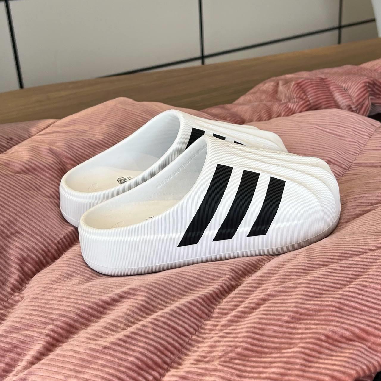 Dép Adidas adiFOM Superstar Mule Black White [ IF6184 ]