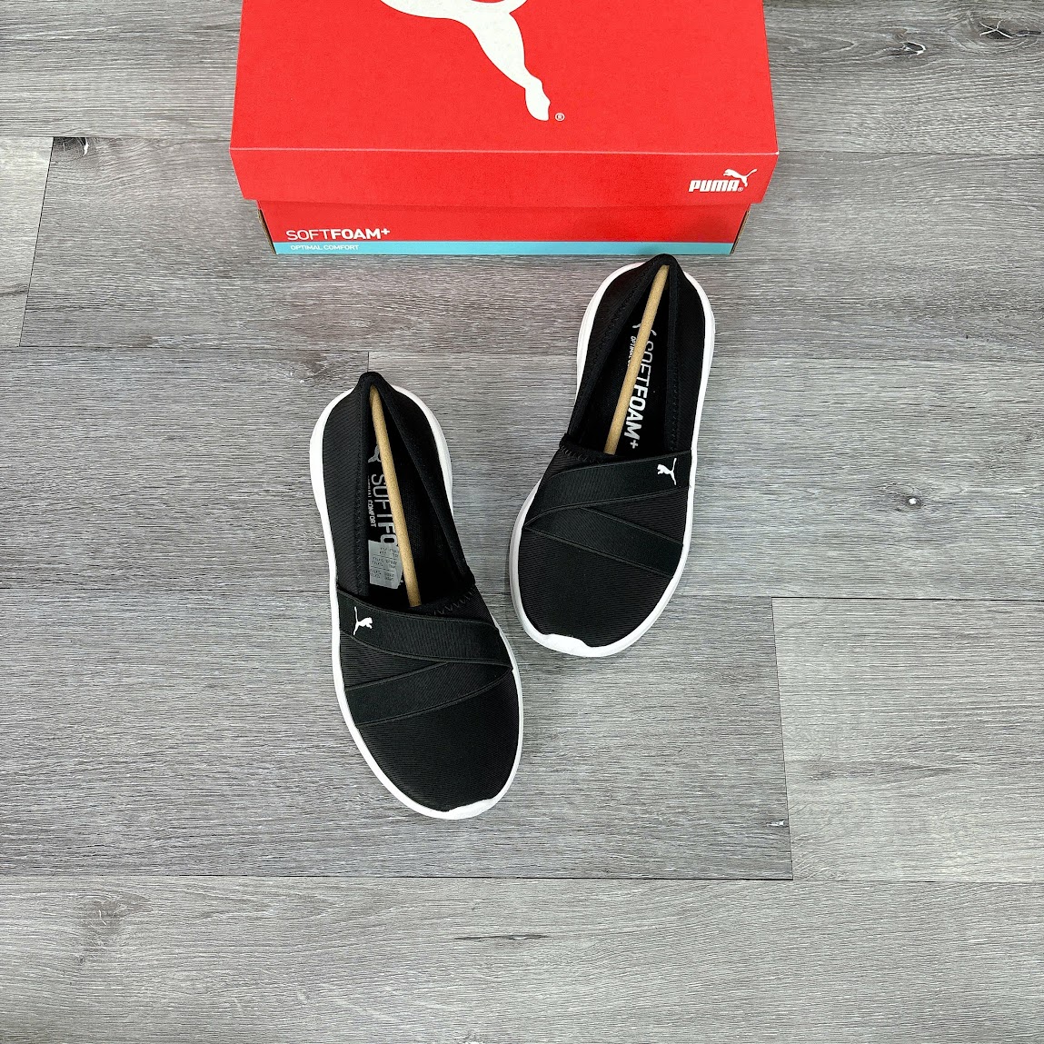 Giày Puma Adelina 2 Slip On Black [ 400236 01 ]