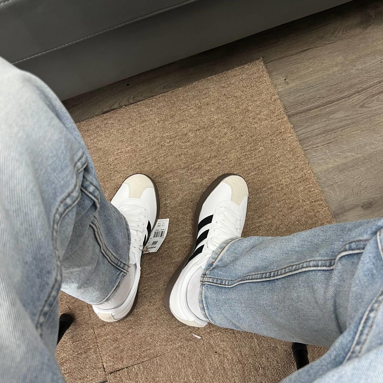 Giày Adidas Neo Vl Court White Black Gum [ ID6015 ]