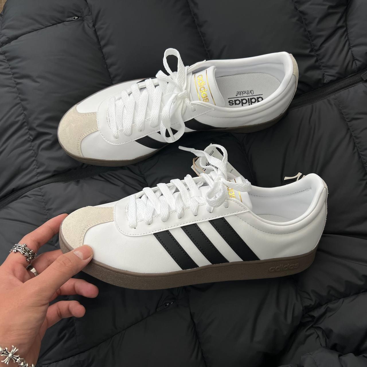 Giày Adidas Neo Vl Court White Black Gum [ ID6015 ]