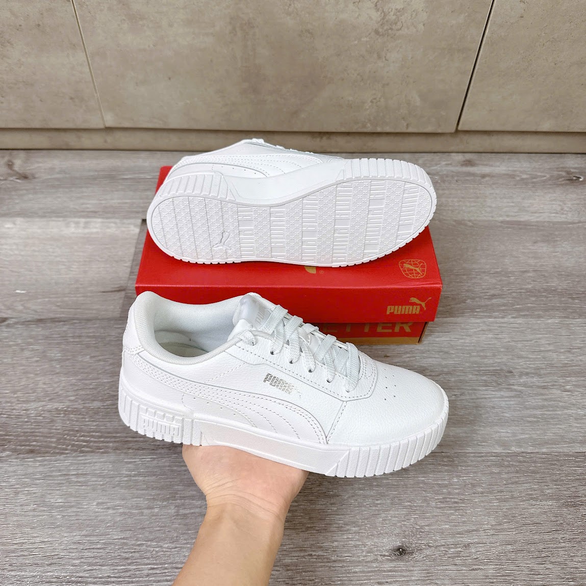 Giày Puma Carina 2.0 White [ 385849 02 ]