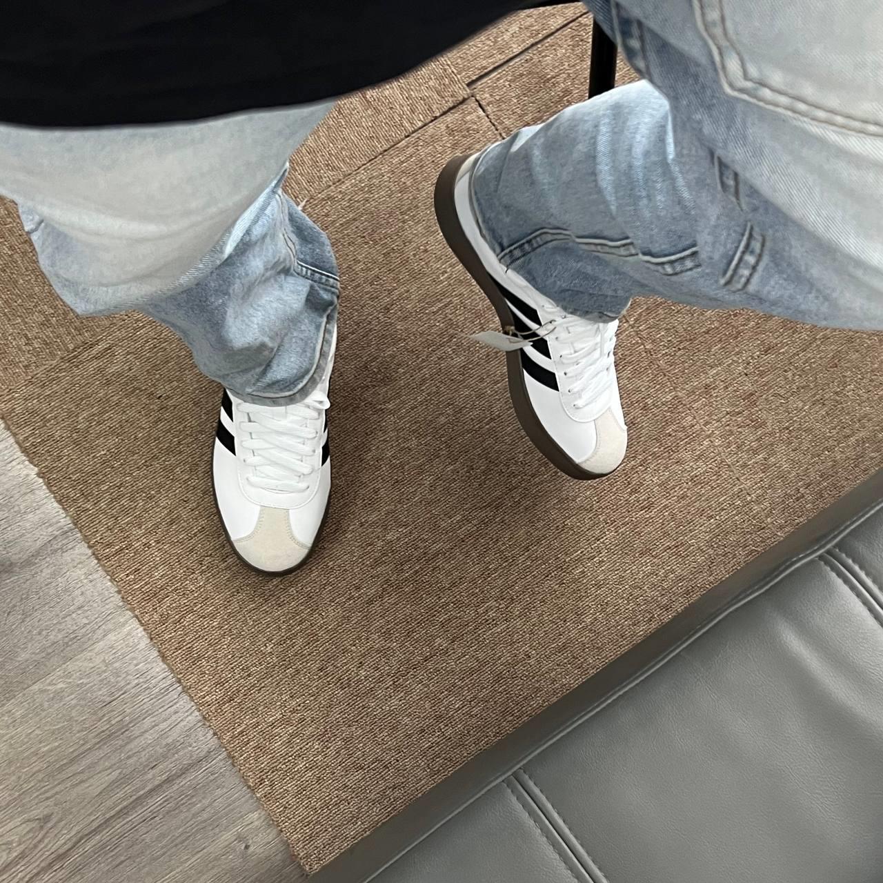Giày Adidas Neo Vl Court White Black Gum [ ID6015 ]