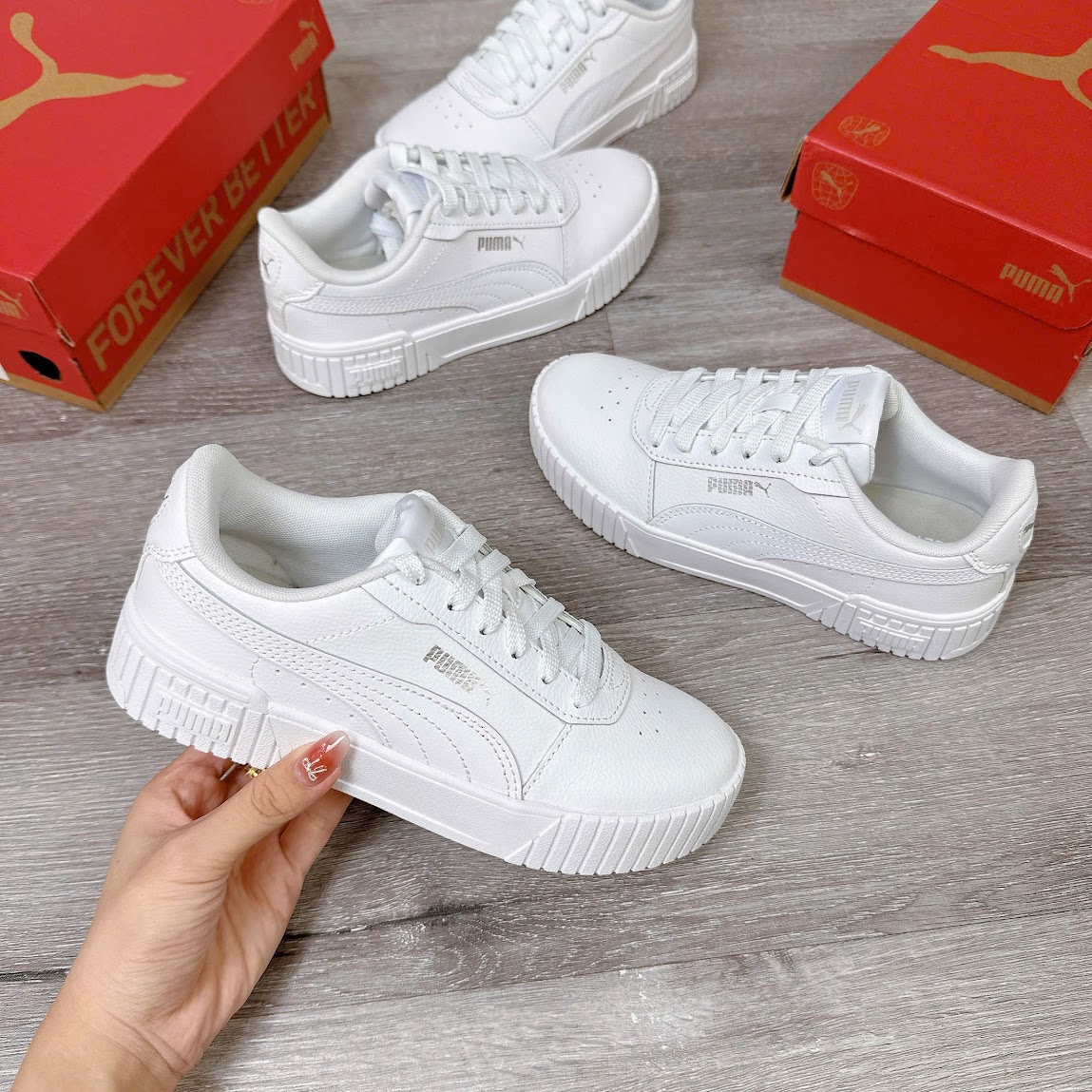 Giày Puma Carina 2.0 White [ 385849 02 ]