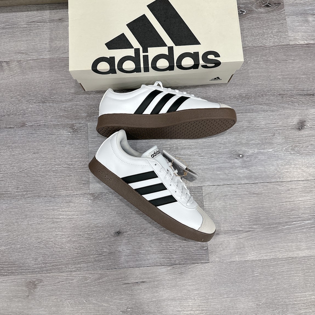 Giày Adidas VL Court Base White [ ID3711 ]