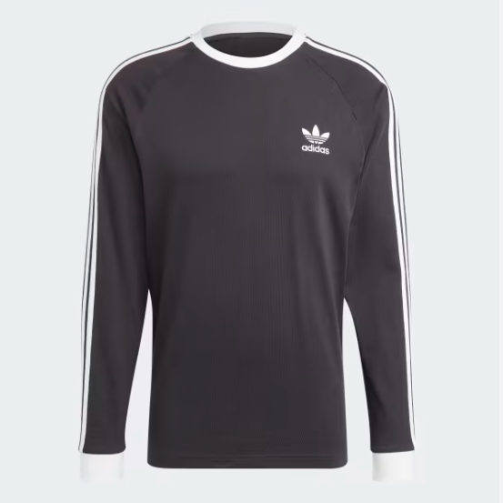 Áo Adidas Adicolor Classics 3 Stripes Long Sleeve Black [ IA4877 ]