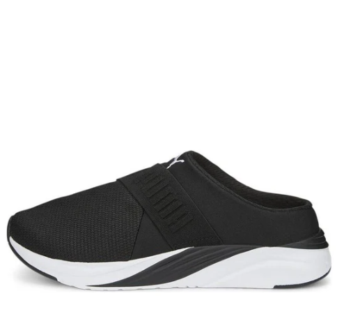 Giày Puma Softride Ruby Mule Black White [ 377064-01 ]