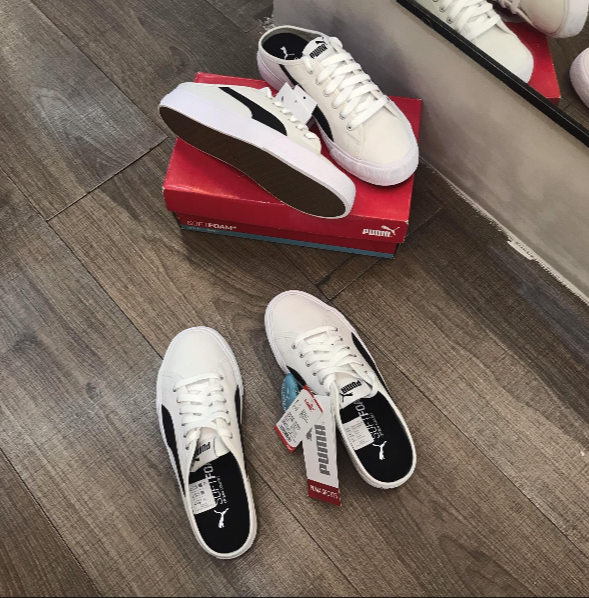 Giày Puma Bari Mule White [ 371318 02 ]