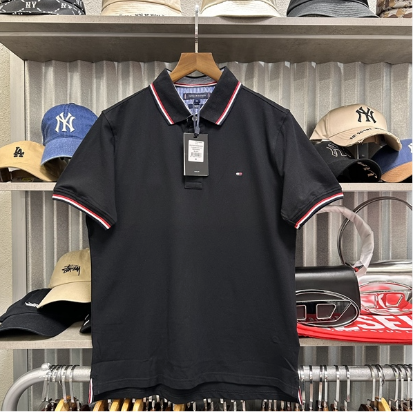 Áo Polo Tommy Hilfiger Premium Pique Slim Black [ 6800358202 ]
