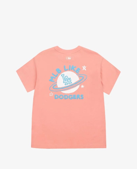 Áo MLB Like Planet LA Dodgers Pink [ 31TSP3131-07P ]