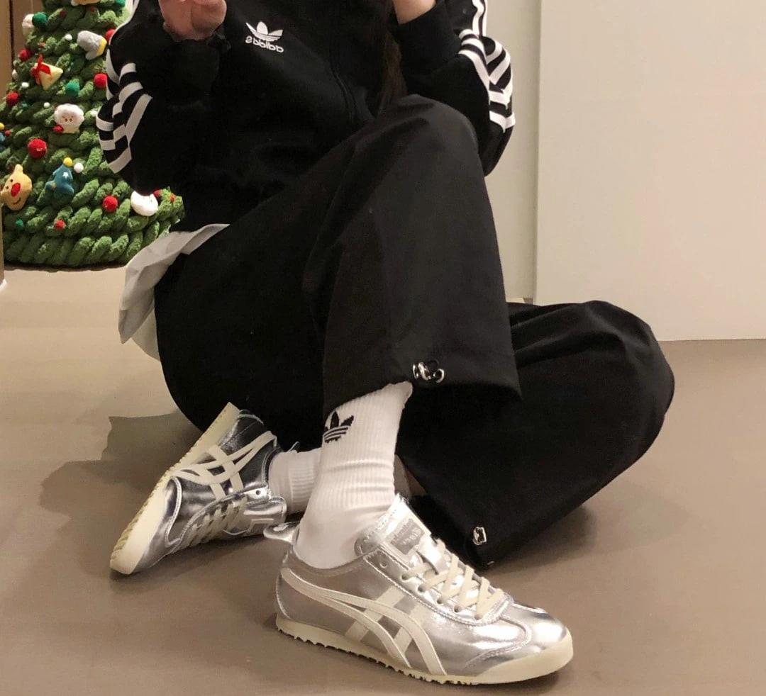 Giày Onitsuka Tiger Mexico 66 Silver Off White [ 1183B566-021 ]