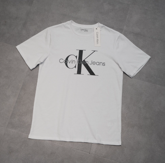 Áo Thun Calvin Klein Monogram White [ 40DC813103 ]