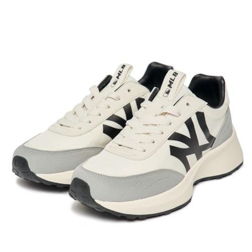 Giày MLB Chunky Jogger New York Yankees Màu Trắng Xám [ 3ASXX112N-50WHS ]