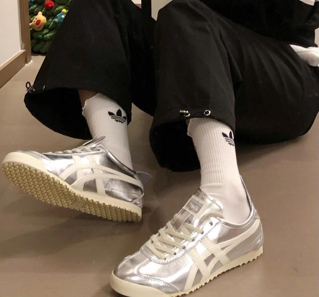 Giày Onitsuka Tiger Mexico 66 Silver Off White [ 1183B566-021 ]