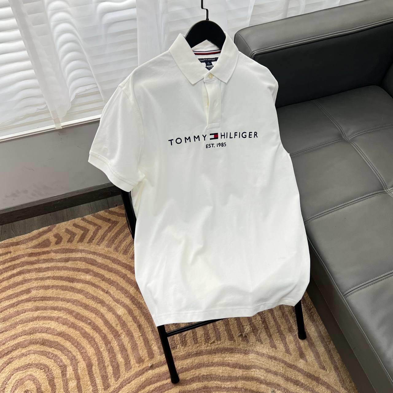 Áo Polo Tommy Regular Fit White [ 78J6983 100 ]
