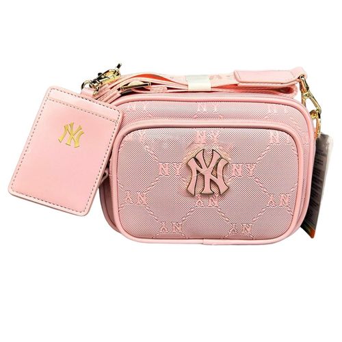 Túi MLB Bag With Card Holder Màu Hồng [ 7ACRMD04N-50PKM ]