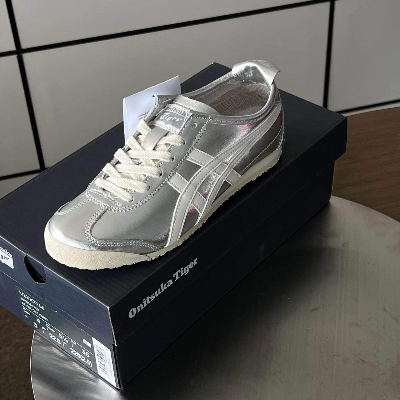 Giày Onitsuka Tiger Mexico 66 Silver Off White [ 1183B566-021 ]
