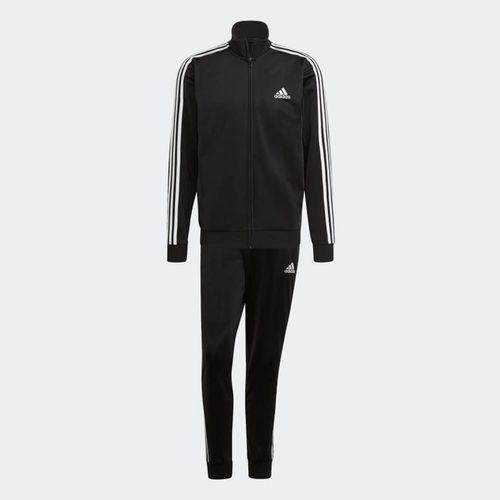 Set Quần Áo Adidas Primegreen Essentials 3-Stripes Track Suit Màu Đen Poly [ GK9651 ]