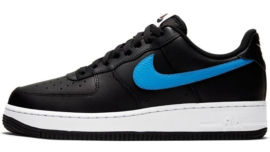 Nike AIR FORCE 1 Black Blue Red (CT2816 001)