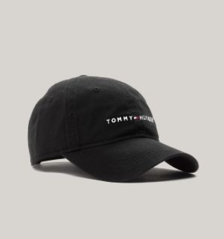 Mũ Tommy Hilfiger Embroidered Tommy Logo Baseball Black [ 7878600 017 ]