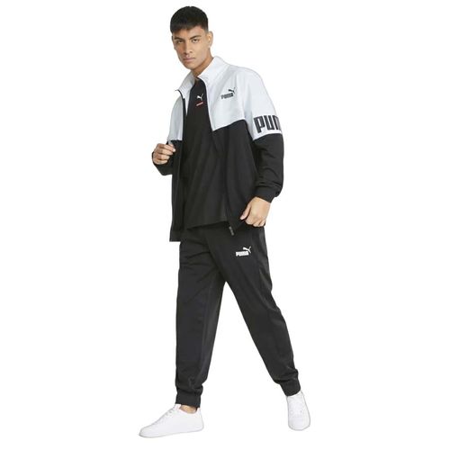 Set Quần Áo Puma Jersey Top And Bottom Màu Đen Trắng [ 849524-01 ]