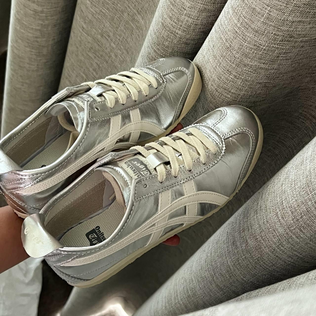 Giày Onitsuka Tiger Mexico 66 Silver Off White [ 1183B566-021 ]