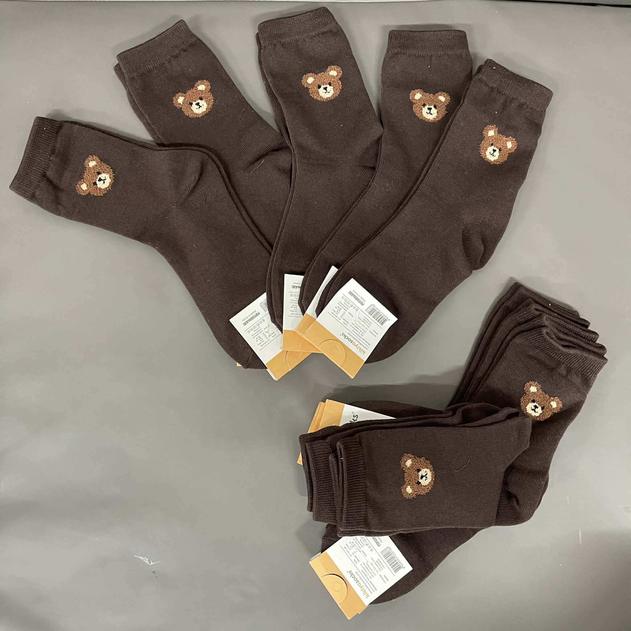 Tất Kikiya Socks 10 Pairs Design Bow Tie