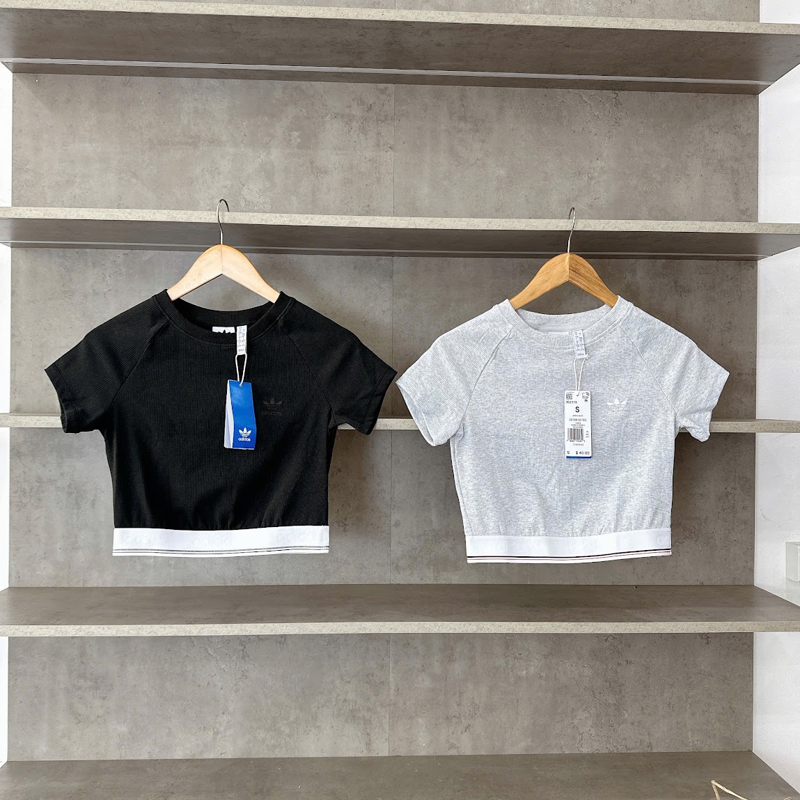 Áo Adidas Tape Waistband Grey [ IS2318 ]