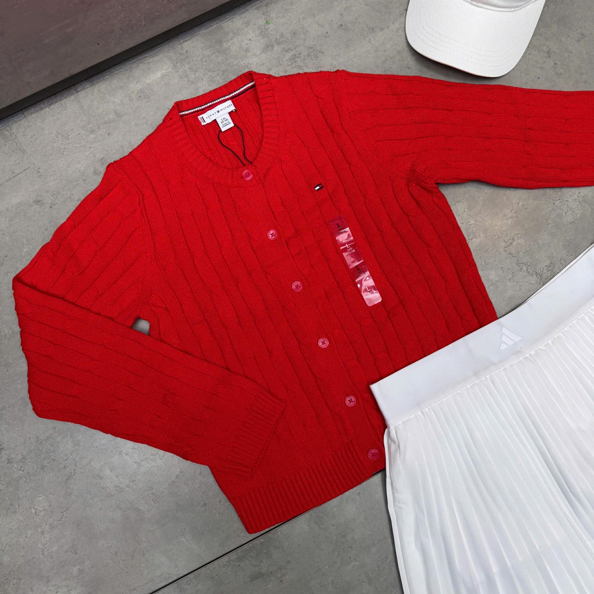 Áo Tommy Hilfiger Cardigan Black [ 71J4338 640 ]