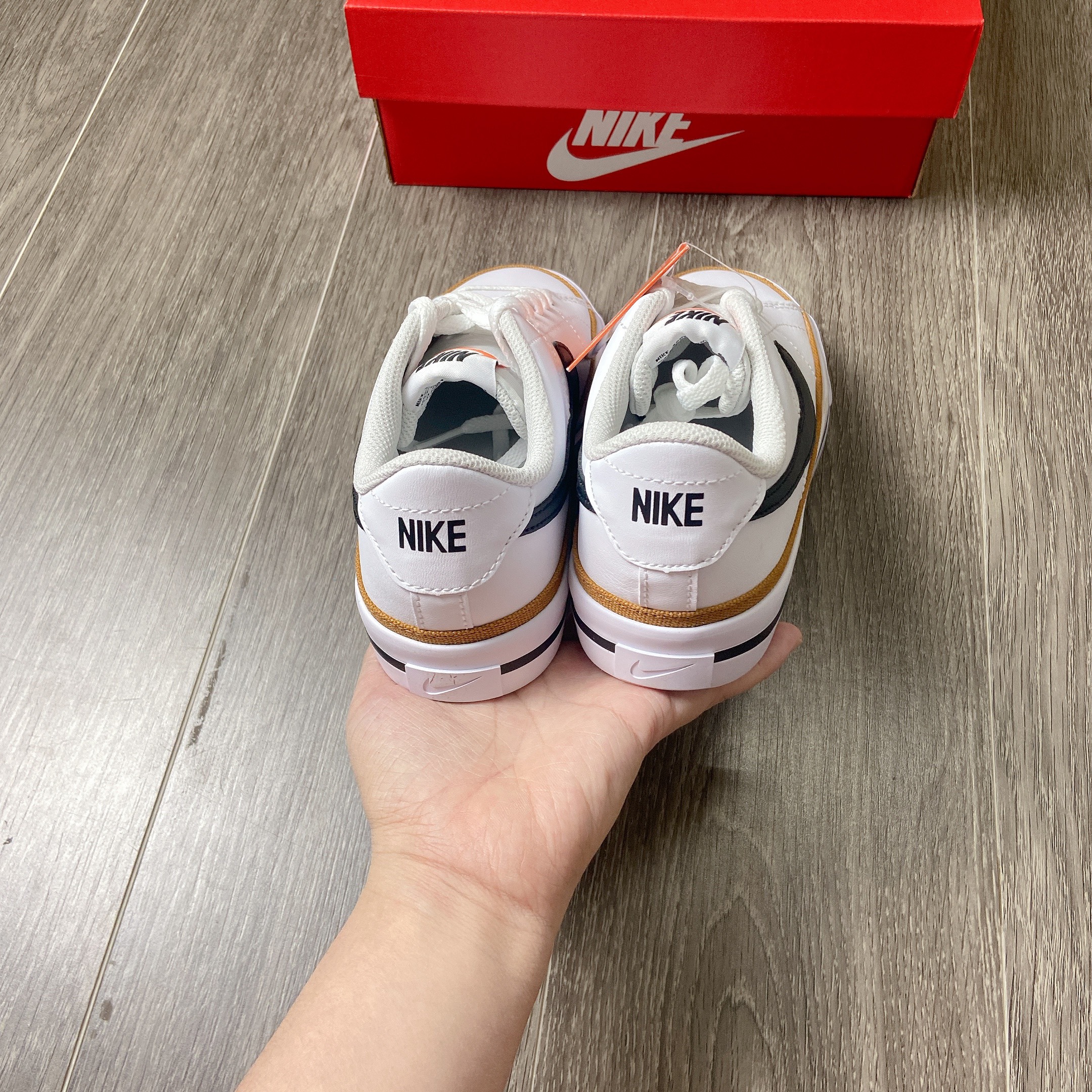 Giày Nike Court Legacy White Desert Ochre DA5380 102