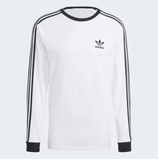 Áo Adidas Adicolor Classics 3 Stripes Long Sleeve White [ IA4879 ]