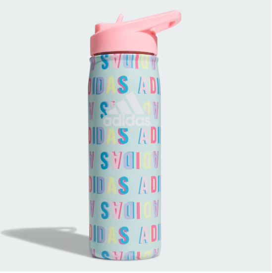 Bình Giữ Nhiệt Adidas Steel Straw Metal 600ML Turquoise [ IU7773 ]