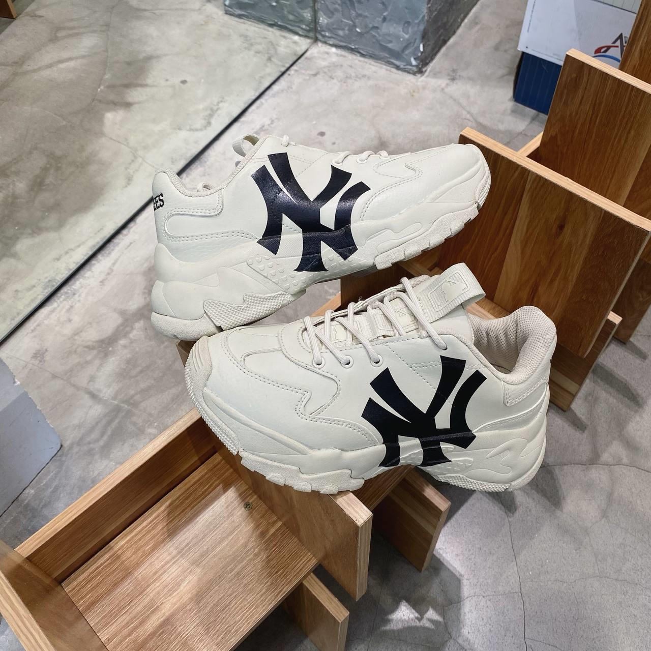 Giày MLB BigBall Chunky New York Beige [ 3ASHC101N-50BGS ]