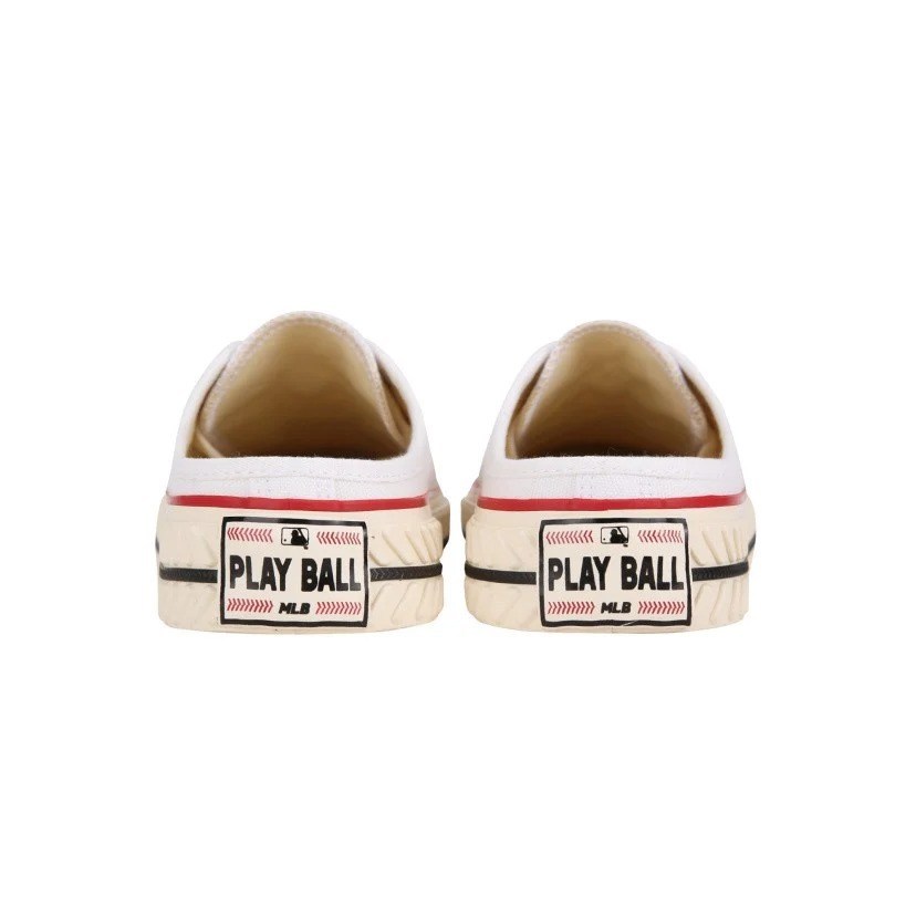 Giày Nữ MLB PLAYBALL ORIGIN MULE Trắng - 32SHS1111-50W