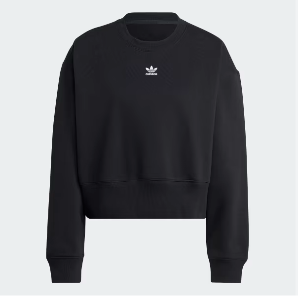 Áo Adidas Sweater Adicolor Essentials Crew Black [ IA6504 ]