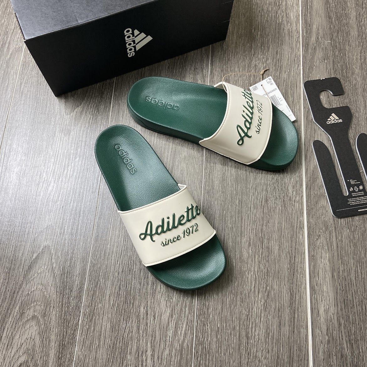Dép Adidas ADILETTE SHOWER Since 1972 Green [GW8749]