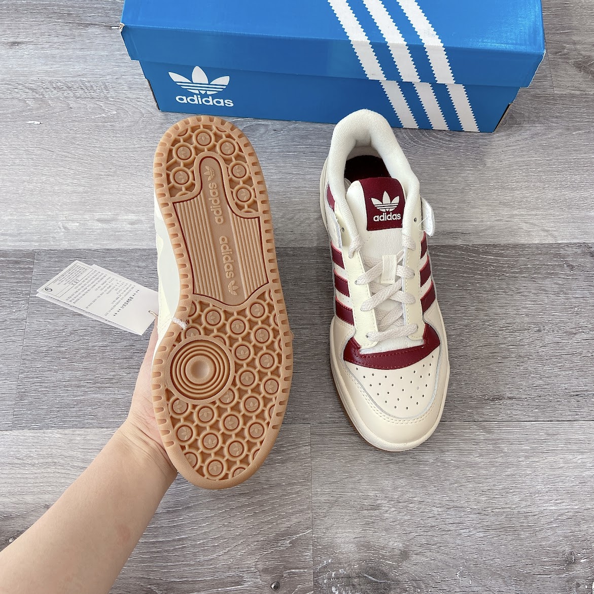 Giày Adidas Forum Low Off White Magic Pink [ HQ1487 ]