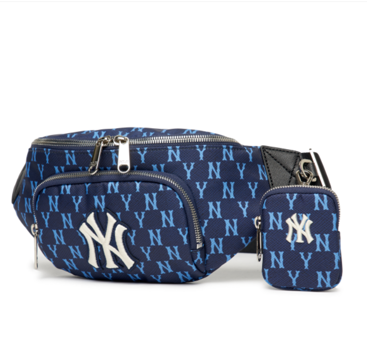 TÚI MLB MONOGRAM HIP SACK NY [ 3AHSM012N-50NYL ]