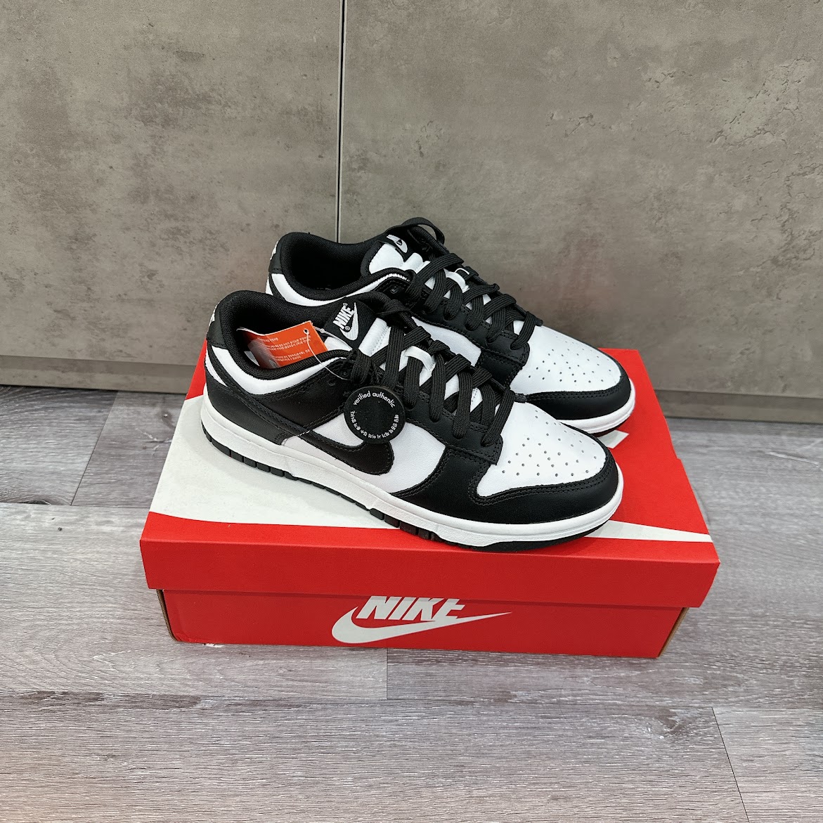 Giày Nike Dunk Low Panda Code Kid [ CW1590 100 ]