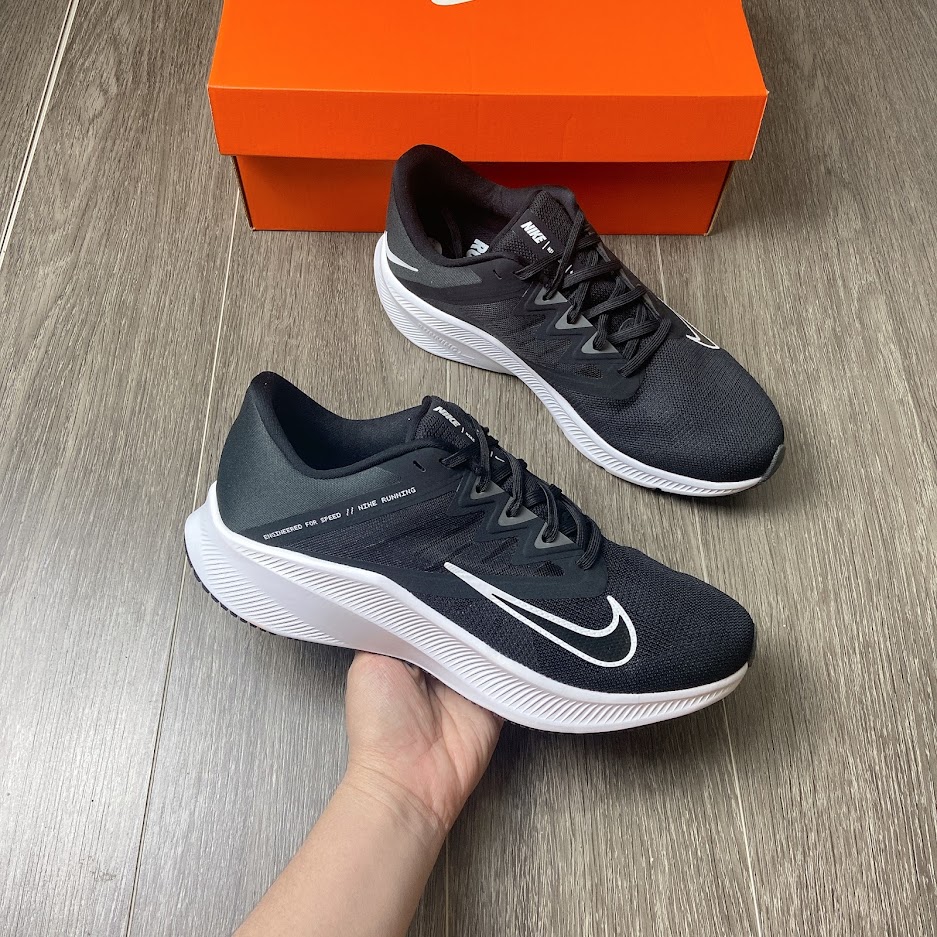 Giày Nike Quest 3 Black White Grey CD0230 002