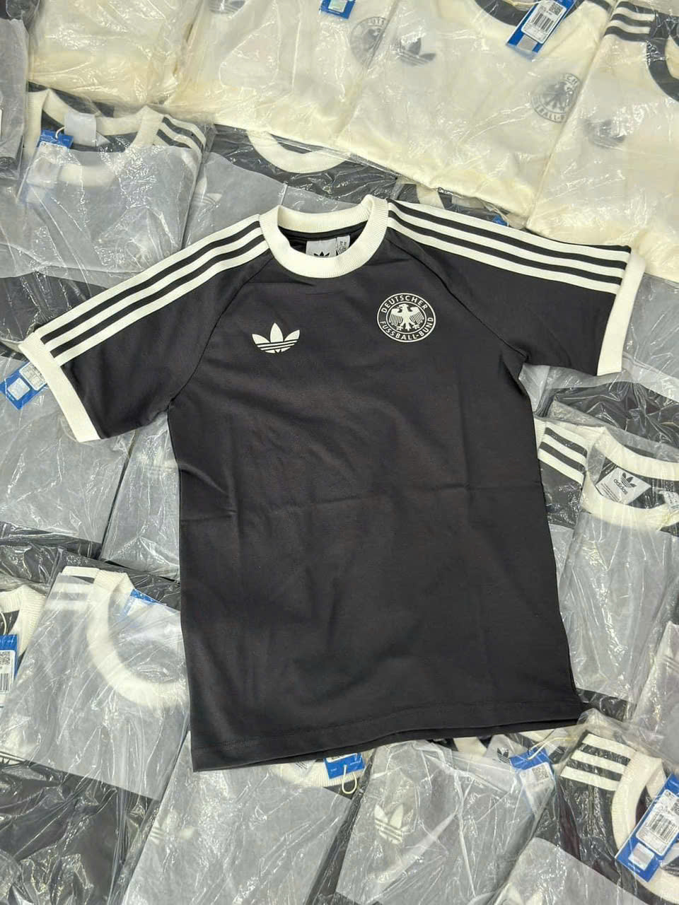 Áo Adidas Germany Adicolor Classics 3 Stripes Black [ IU2103 ]