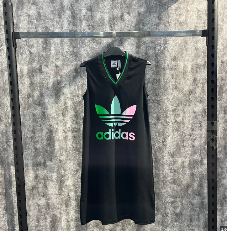 Váy Adidas Adicolor 70S V-Neck Đen [ IK7861 ]