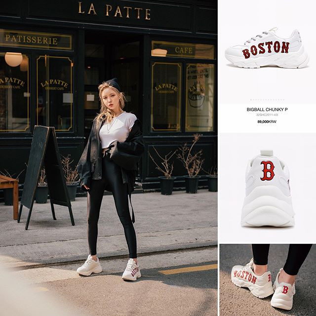 Giày MLB Chunky P Boston 32SHC2011-43I