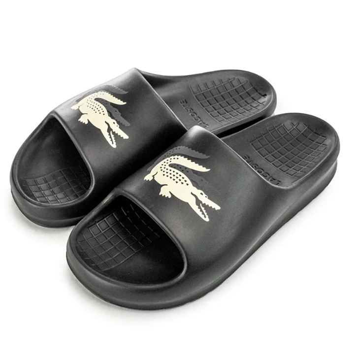 Dép Lacoste Croco Evo Serve Slide 2.0 Black [ 45CMA0005 454 ]