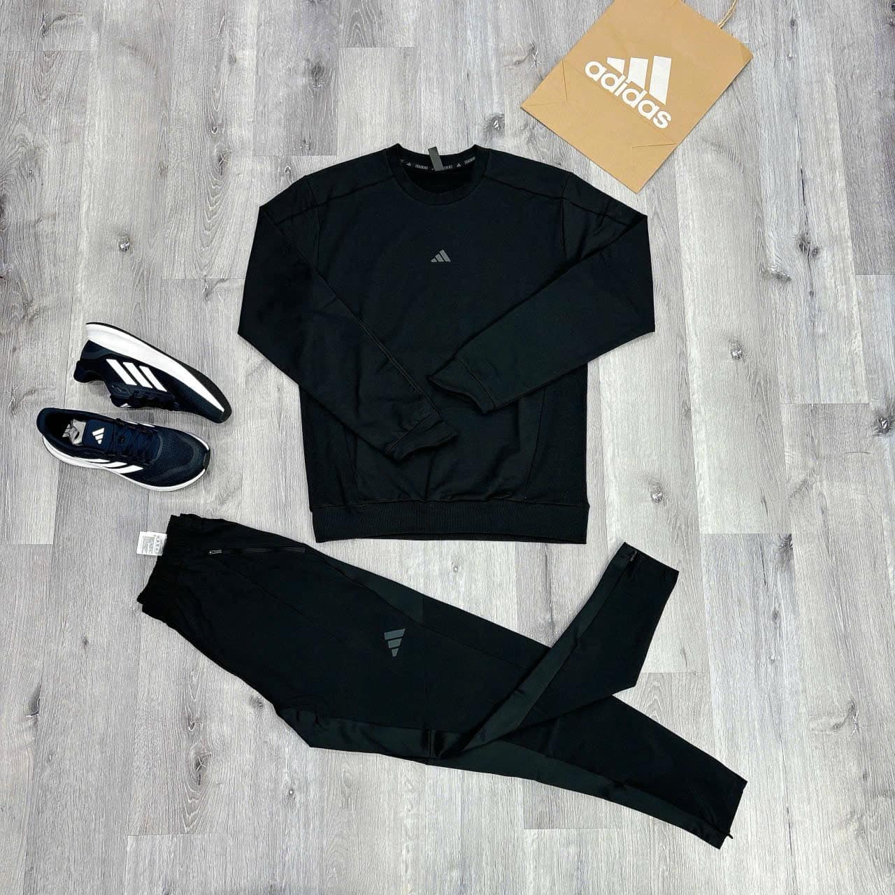 Set Quần Áo Adidas Designed For Training Yoga 7/8 Pants Black [ JE4825 \ JE8031 ]