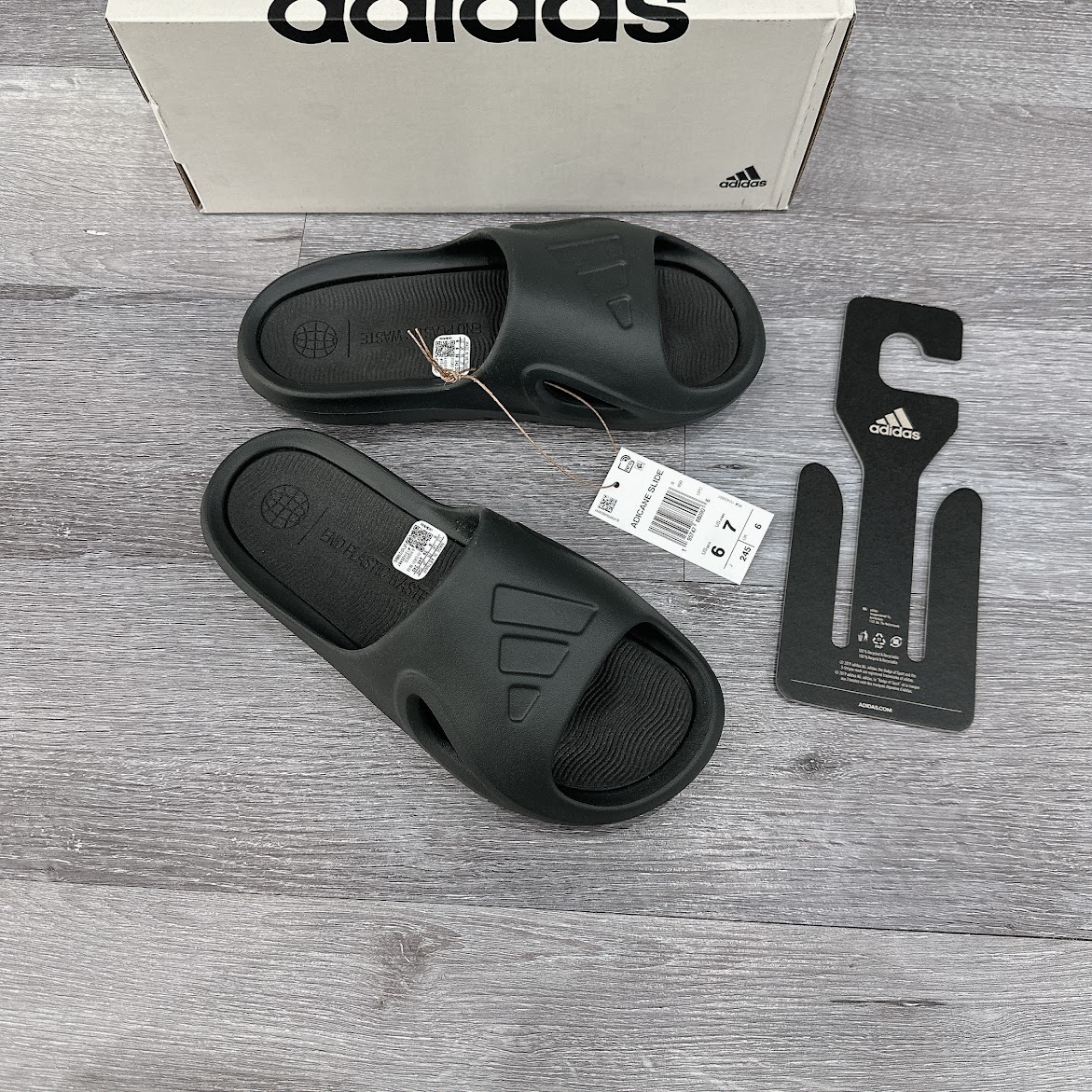 Dép Adidas Adicane Slide Black [ HQ9915 ]
