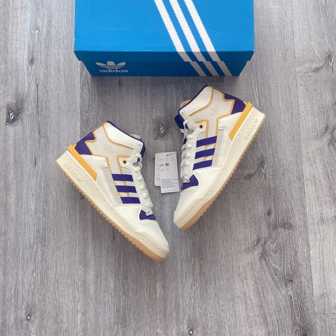 Giày Forum Adidas Exhibit Mid 2 White [ GX4119 ]